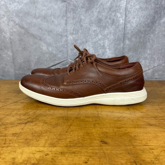 Cole Haan Mens Grand Tour Wing Oxford Woodbury Ivory Casual Shoes C29414 Sz 9M main image 5